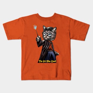 The Cat Who Lived Kids T-Shirt